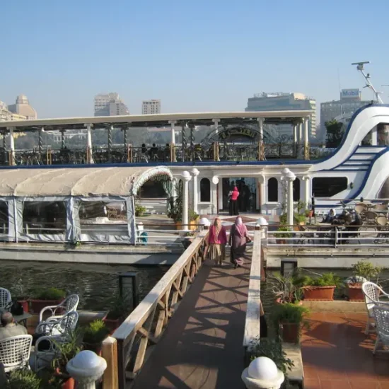 Dinner on the Nile Cruise during our 4 Days Family Tour in Cairo