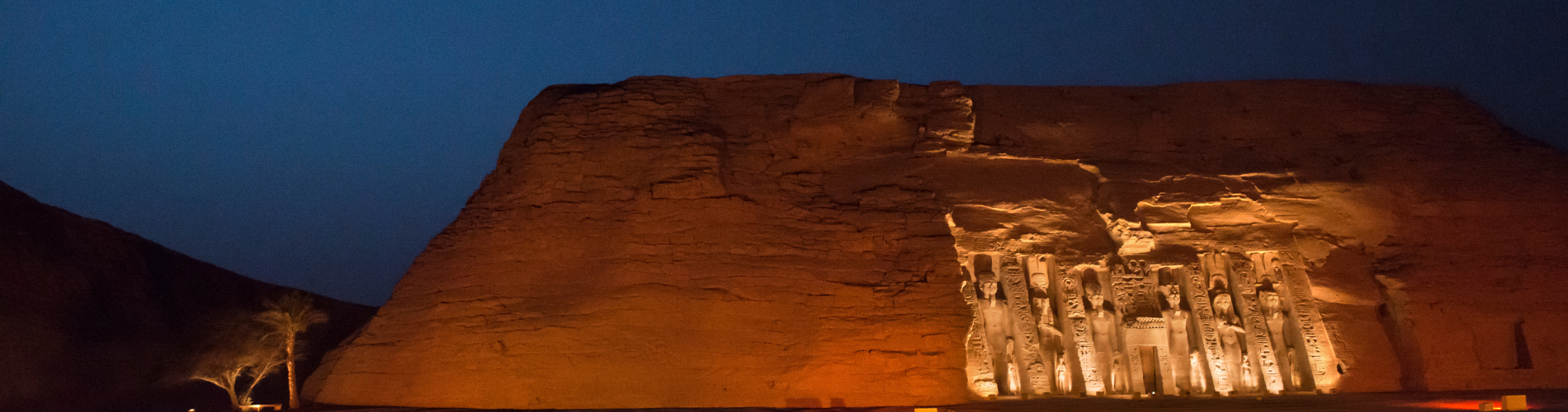 Abu Simbel Temple Under the Night Sky during our 4 Days Cairo & Abu Simbel Budget Tour