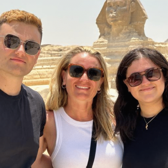 Family Moments by the Great Sphinx