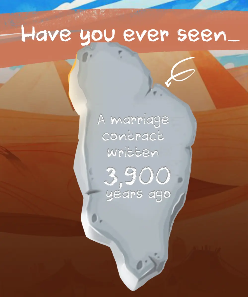 A 3,900-Year-Old Marriage Contract from Ancient Egypt