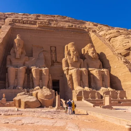 Abu Simbel Temple façade