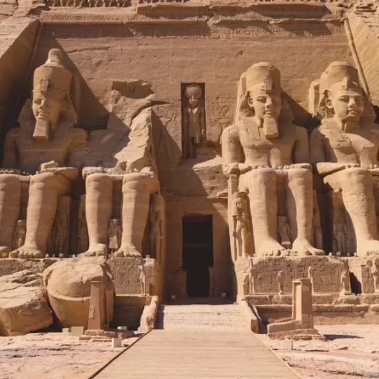 Abu Simbel Temple in southern Egypt