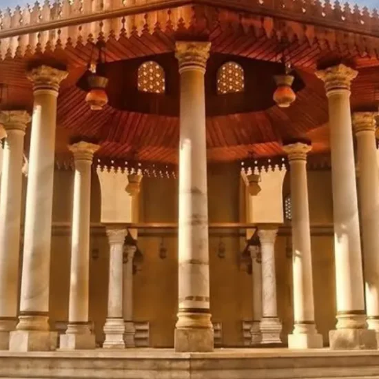 Courtyard of Amr Ibn Al-As Mosque, part of our 10 Days Cairo, Nile Cruise & Alexandria Family Tour Package