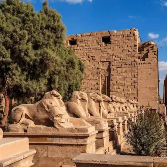 Avenue of Sphinxes at Karnak Temple