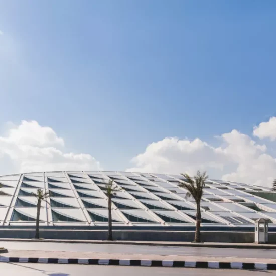 Bibliotheca Alexandrina exterior view, a part of our 12 Days Cairo, Nile Cruise & Sharm El Sheikh Family Tour