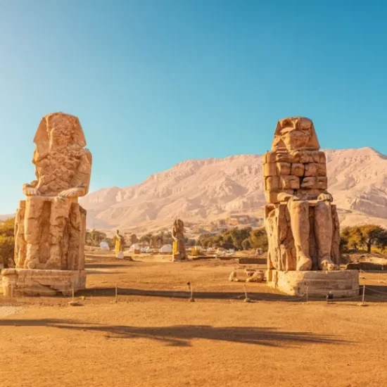 Colossi of Memnon statues in Luxor