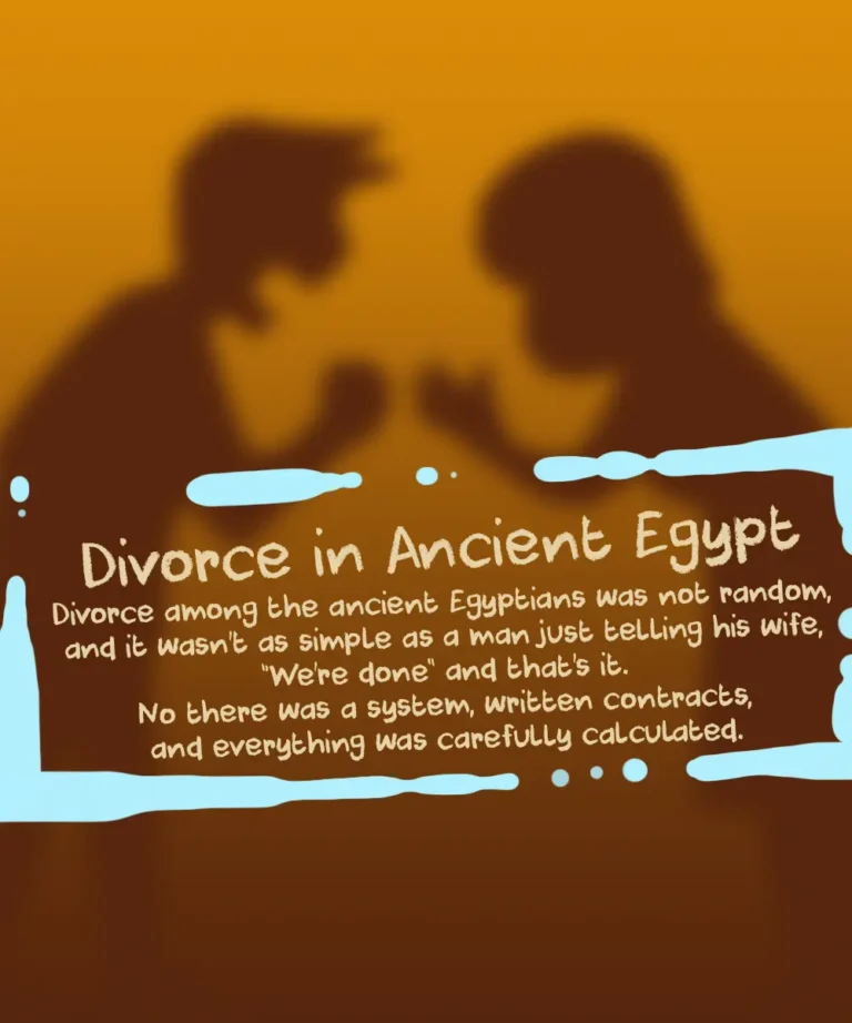 Divorce in Ancient Egypt: Laws and Rights 2,500 Years Ago