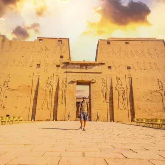 Edfu Temple dedicated to Horus