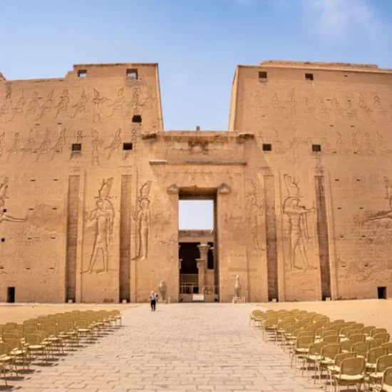 Edfu Temple during the day