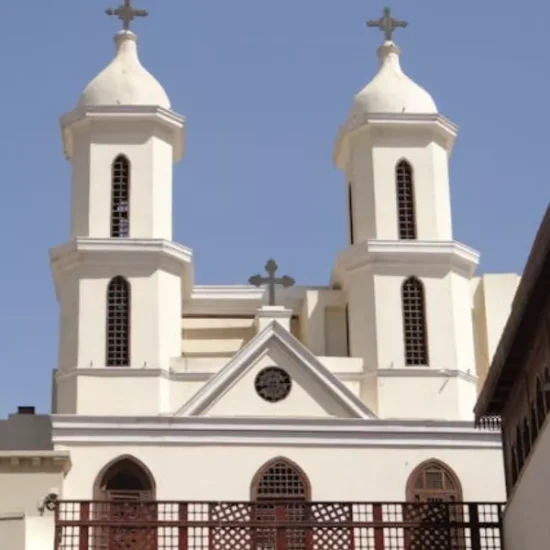 Entrance of the Hanging Church in Old Cairo