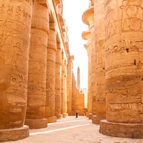 Karnak Temple columns
