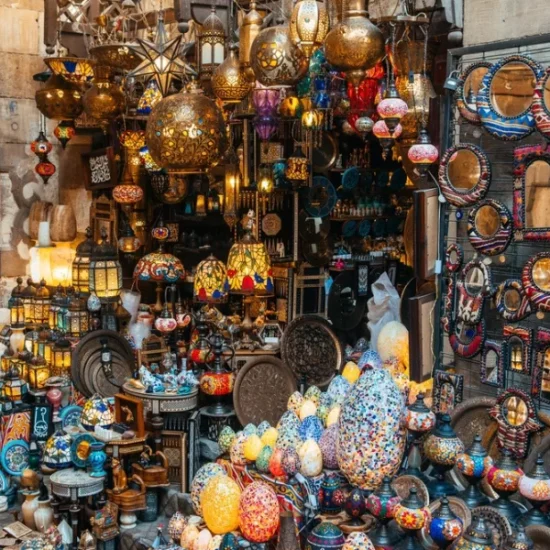 Khan El Khalili street during the day