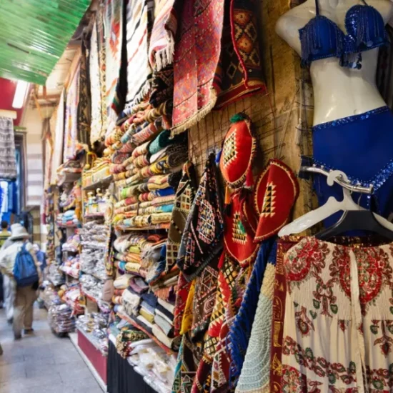 Egyptian clothing shop in Khan El Khalili