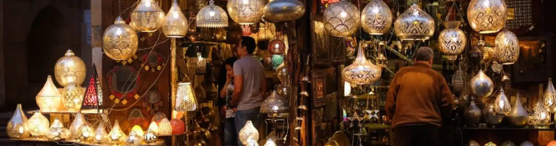 Traditional shop in Khan El Khalili as a part of our 6 Days Egypt Family Vacation Cairo and Hurghada