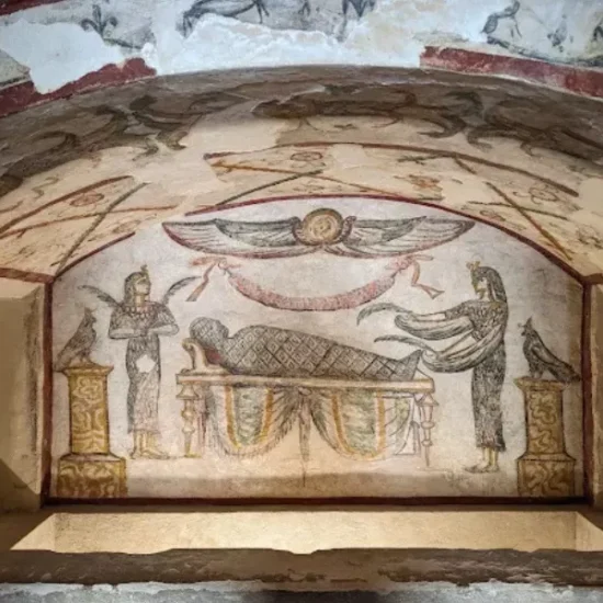 Inside the Catacombs of Kom El Shoqafa