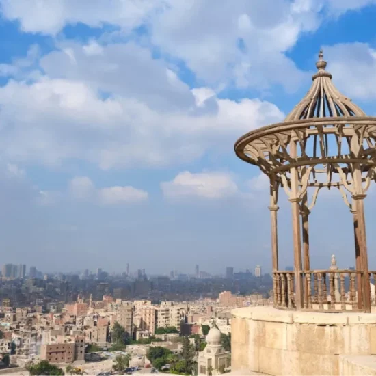 Roof of Muhammad Ali Mosque in Cairo