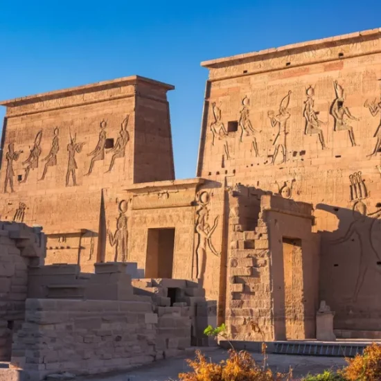 Philae Temple exterior during the day