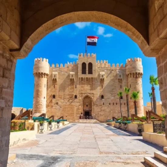 Qaitbay Citadel in Alexandria