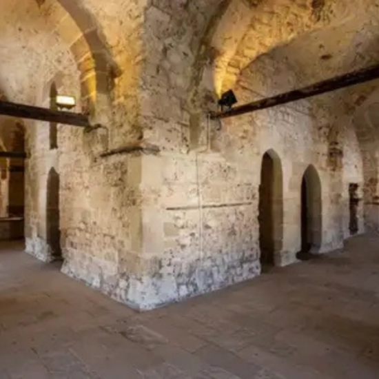 Qaitbay Citadel interior in Alexandria
