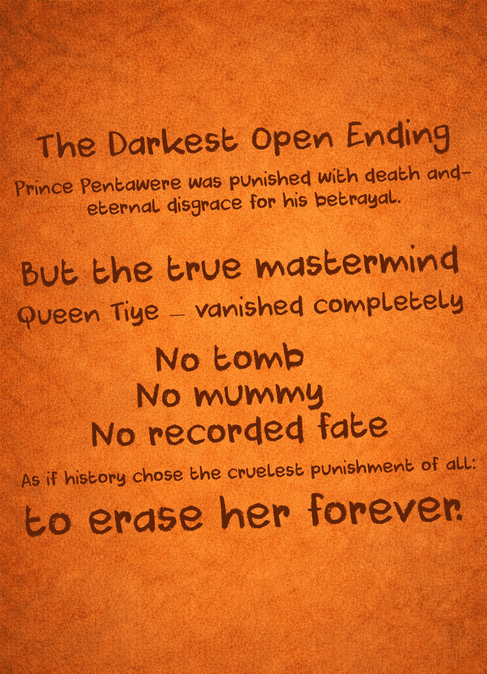 The Queen Who Vanished from History