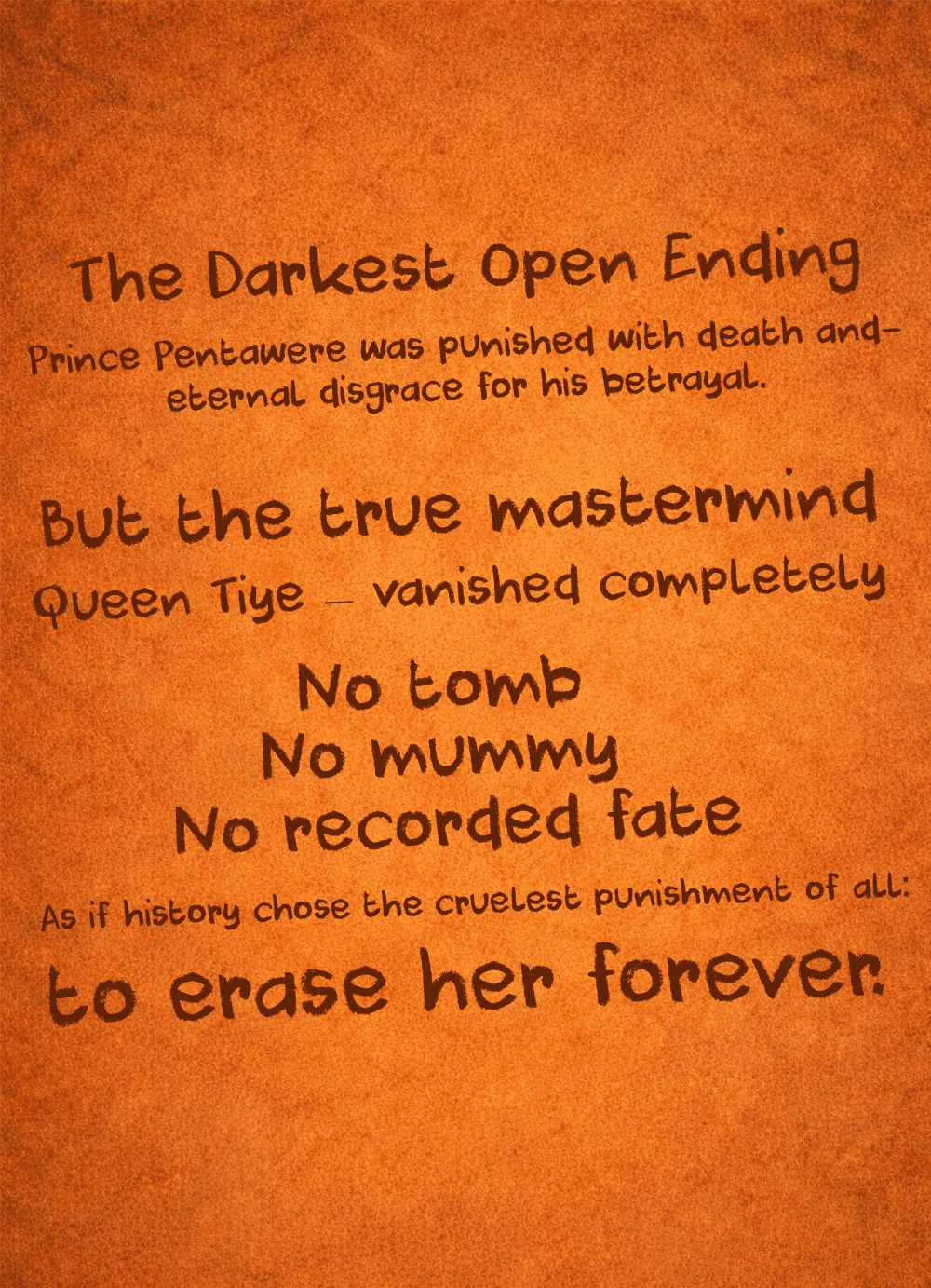 Queen Tiye and her uncertain fate after the Harem Conspiracy