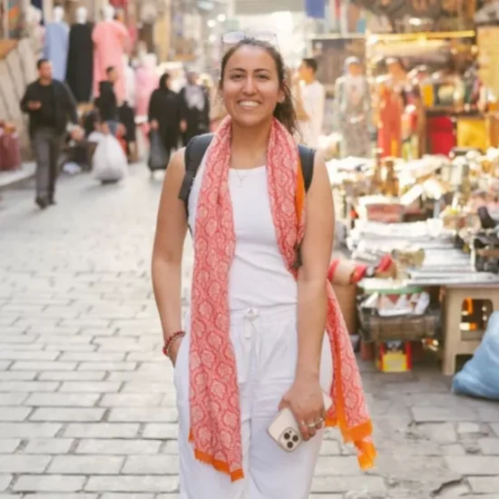 Tourist walking in Khan El Khalili street during our 7 Days Cairo, Luxor and Hurghada Family Tour