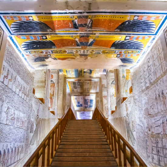 Interior passage of the Valley of the Kings