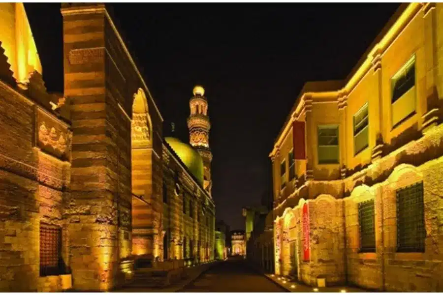 Al Muizz Street at night