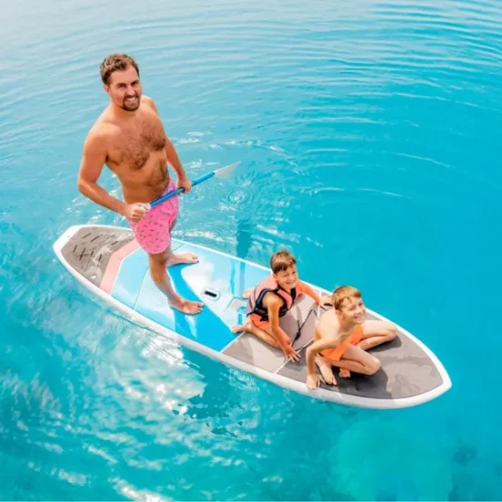 Father and children enjoying time in Hurghada - 12 Days Cairo, Hurghada, Alexandria, Luxor & Aswan Family Tour