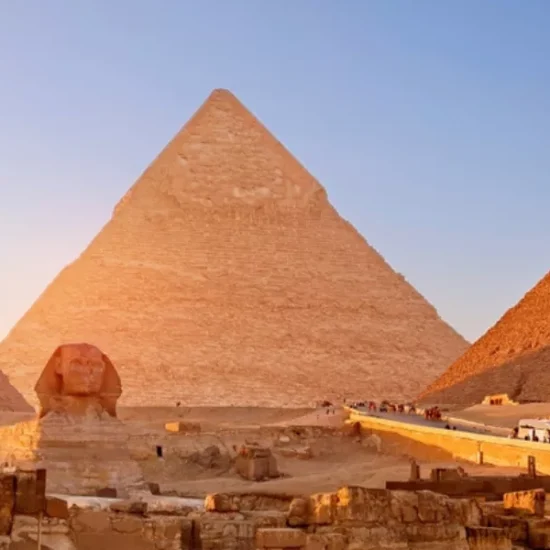 Giza Pyramids and the Sphinx