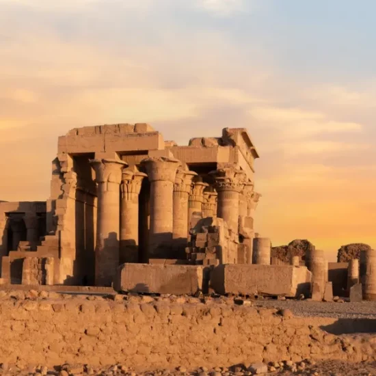 Kom Ombo Temple exterior during the day