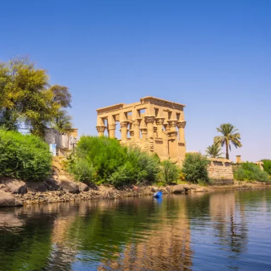 Philae Temple in front of Nile