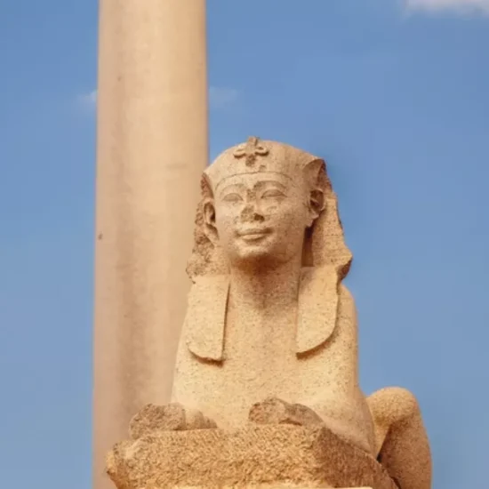 Pompey’s Pillar in Alexandria