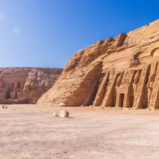 Abu Simbel Temple during the daytime in Aswan