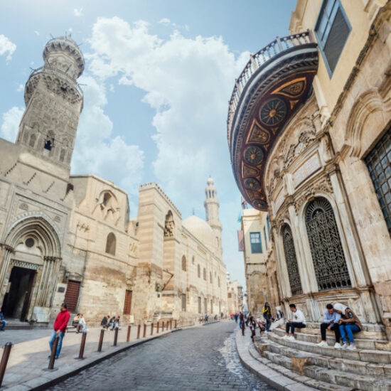 Al Muizz Street in historic Cairo, a fun visit during our 6-Day Cairo and Hurghada Budget Tour Package