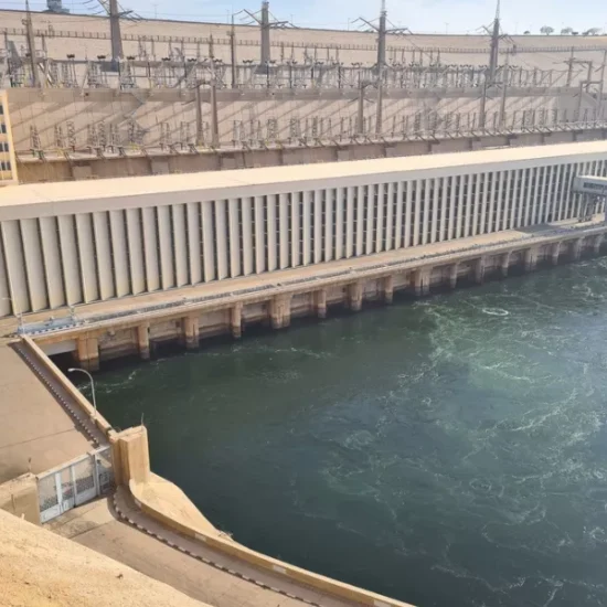 The High Dam in Aswan Egypt