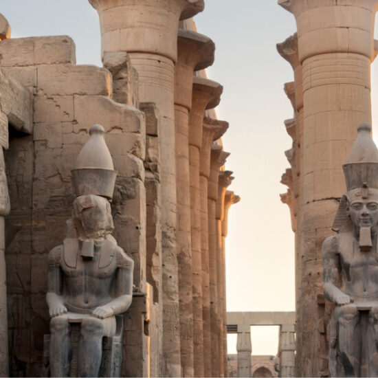 Entrance of Luxor Temple during the daytime, 9 Days Cairo, Luxor & Hurghada Budget Tour
