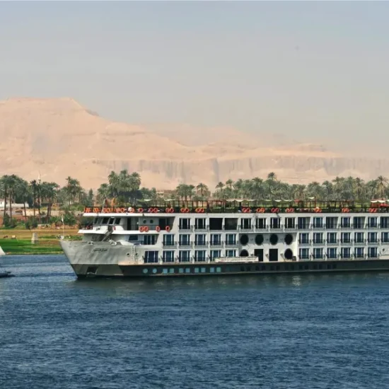 MS Mayfair Nile Cruise sailing on the Nile between Luxor and Aswan