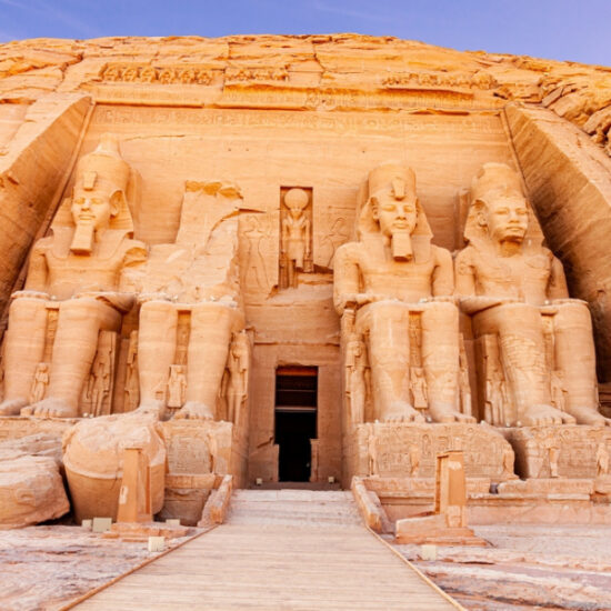 Abu Simbel Temple during the daytime in Aswan