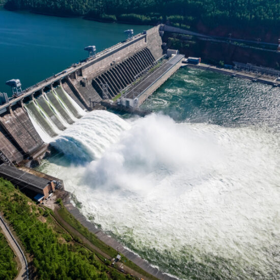 The High Dam in Aswan during the daytime
