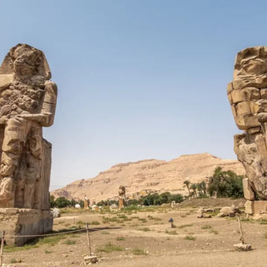 Colossi of Memnon in Luxor West Bank