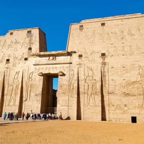 Edfu Temple visited during Steigenberger Minerva Nile Cruise