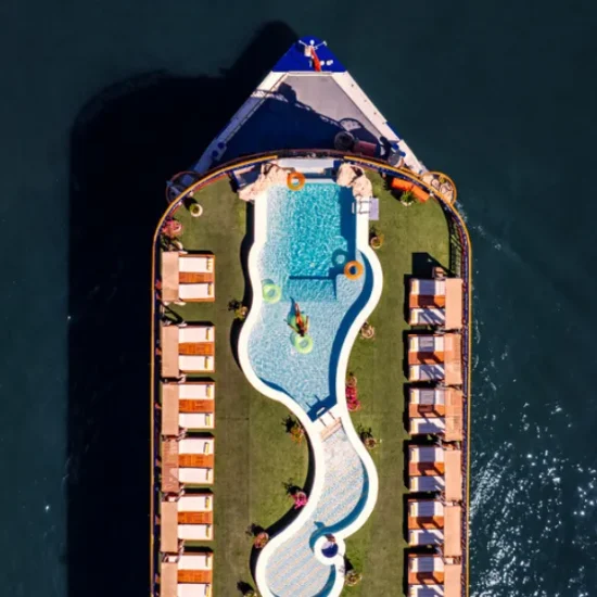 Sonesta Star Goddess Nile Cruise sundeck and swimming pool