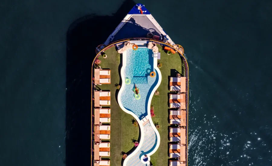 Sonesta Star Goddess Nile Cruise sundeck and swimming pool