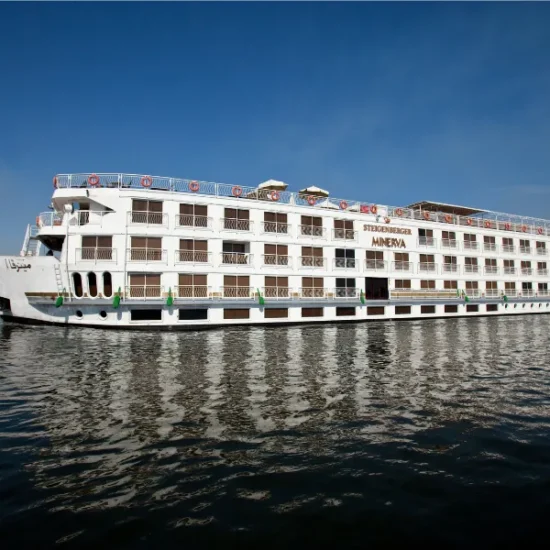 Steigenberger Minerva Nile Cruise sailing on the Nile River