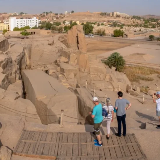 Unfinished Obelisk in Aswan during Steigenberger Minerva Nile Cruise